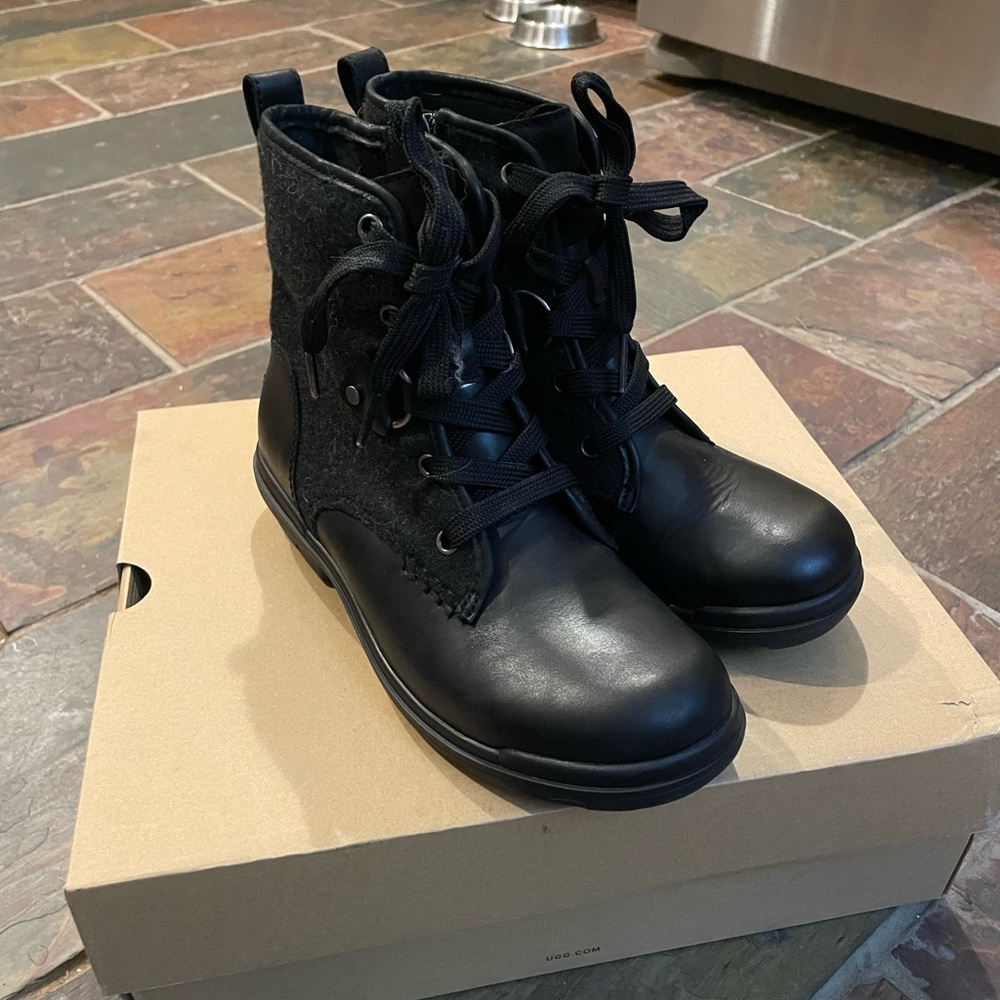 UGG Black Combat & Moto Boots